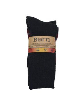 Born Long Lasting Wool Blend Thermal Socks With Brushed Lining Full Cushion Mens